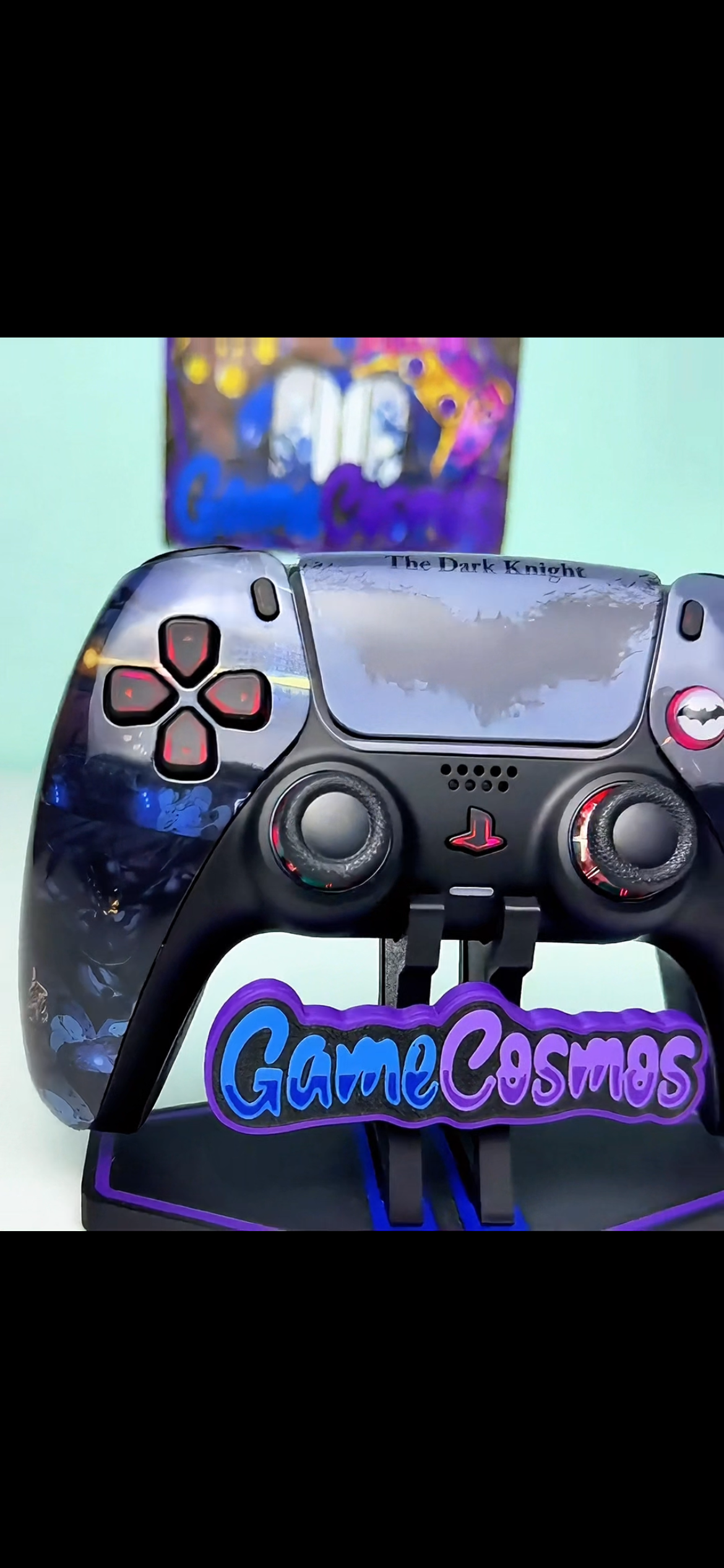 Batman Custom Gaming Controller for PS5 & PC – High-Definition Design