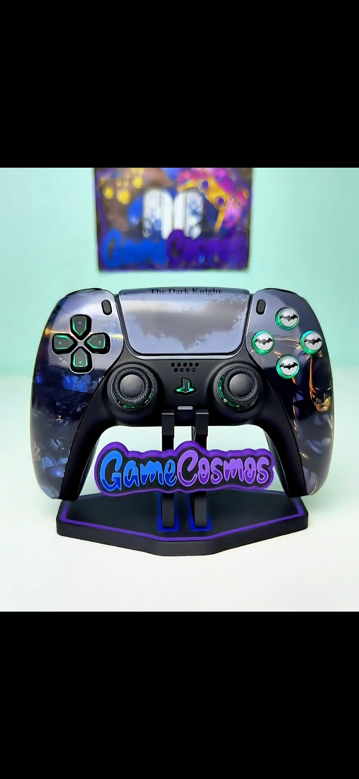 Batman Custom Gaming Controller for PS5 & PC – High-Definition Design