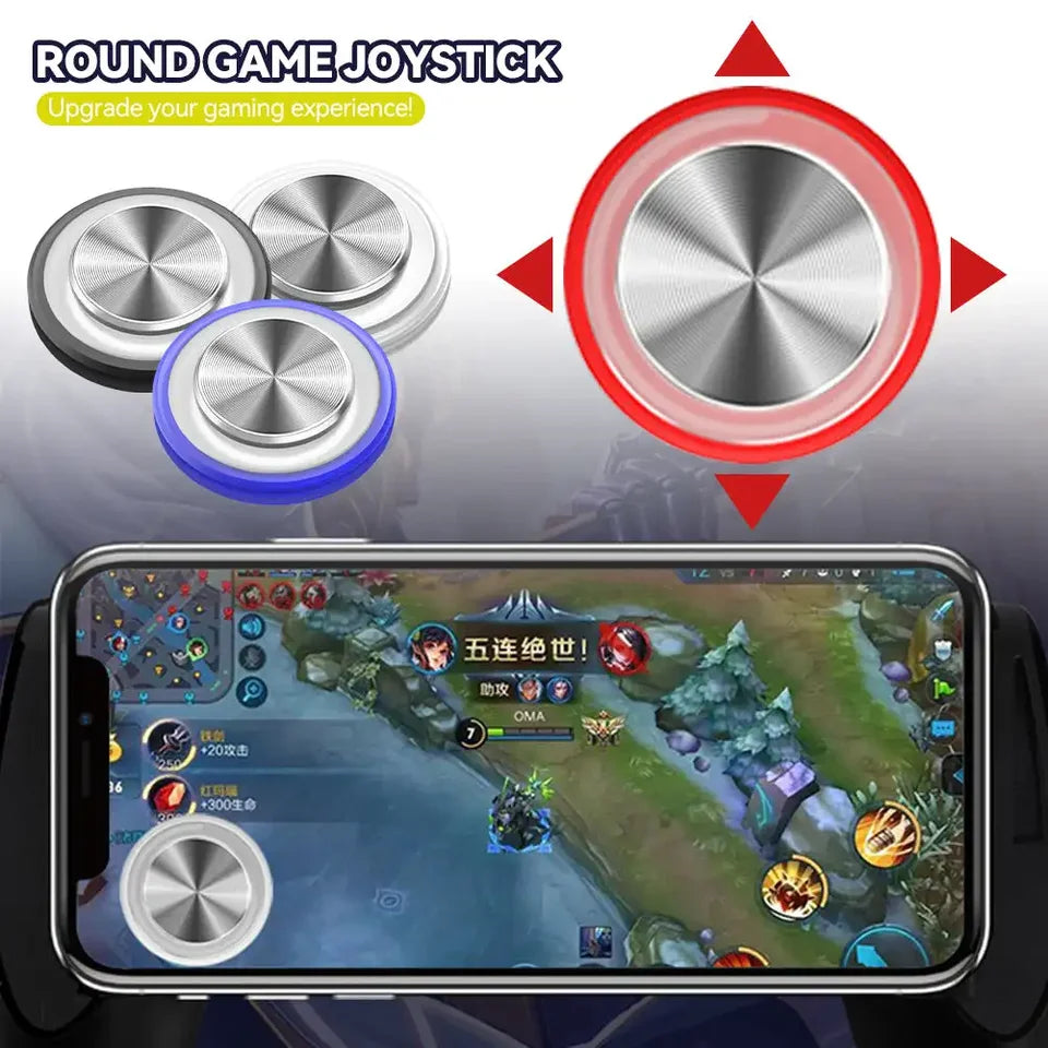 Round Analog Joystick for Mobile Gaming – Free Fire, eFootball, FC Mobile, PUBG & Call of Duty