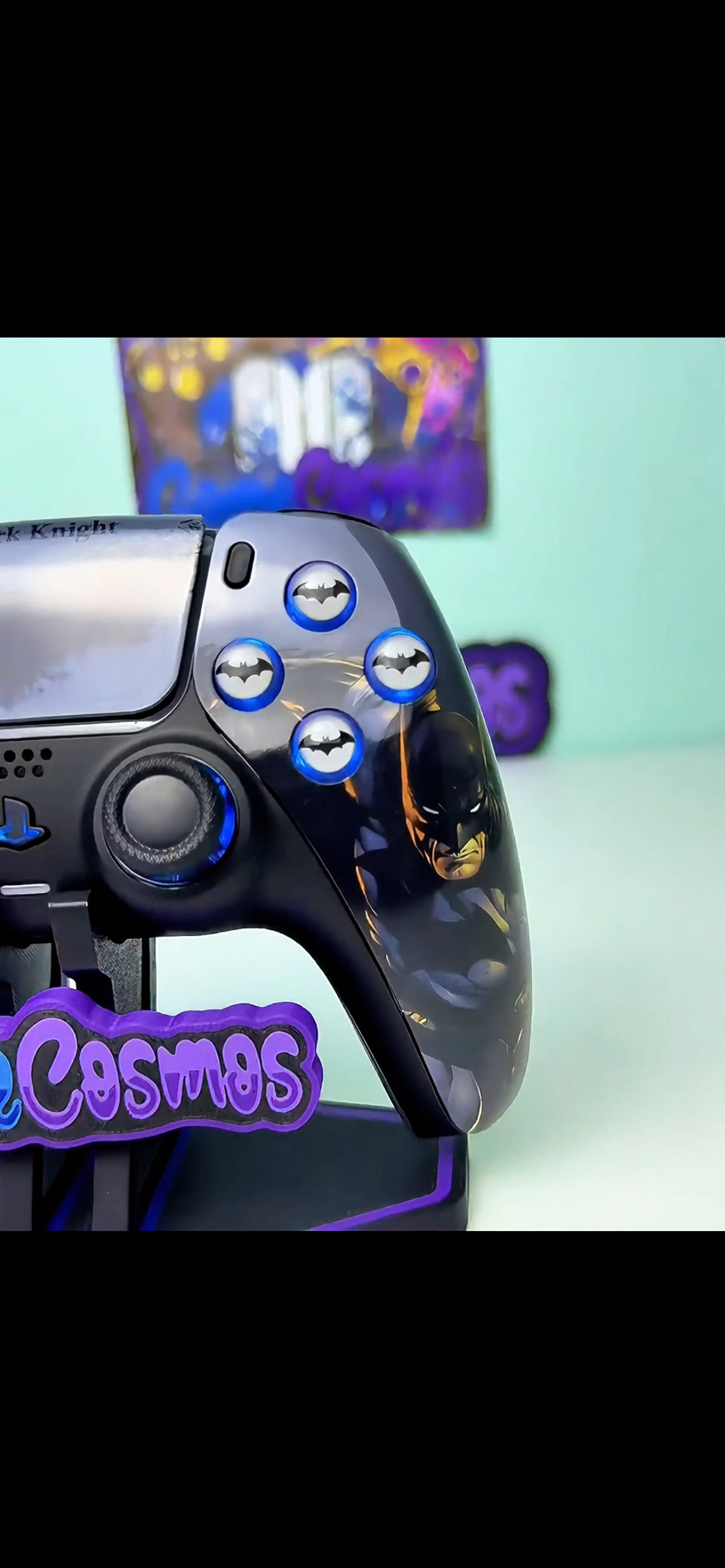 Batman Custom Gaming Controller for PS5 & PC – High-Definition Design