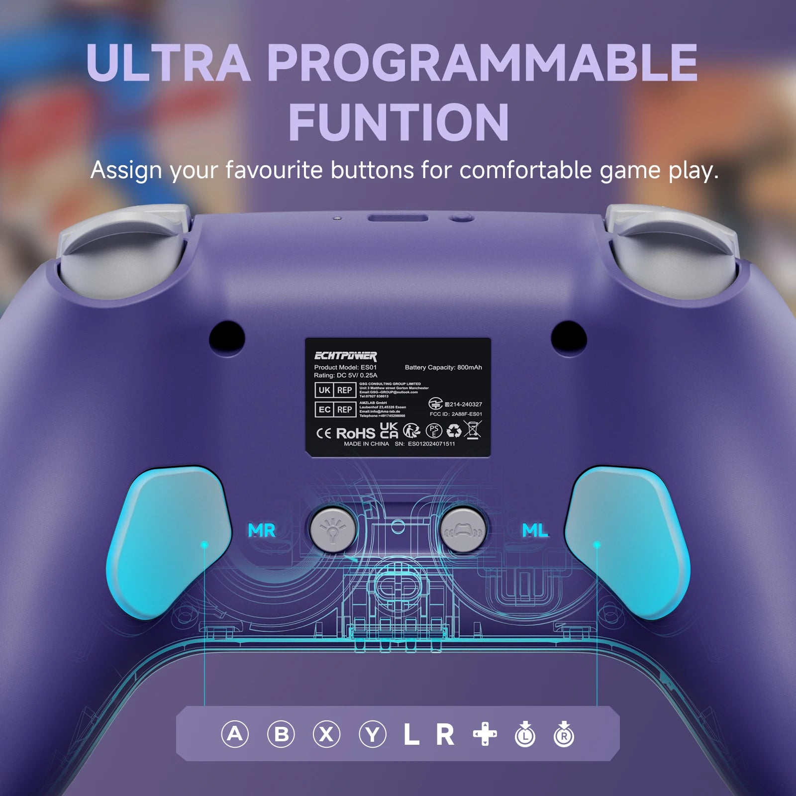 ECHTPower Wireless Pro Gaming Controller