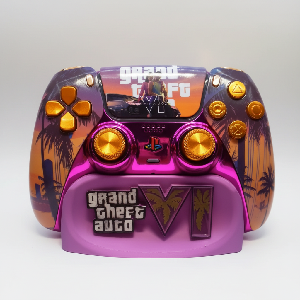 Limited Edition GTA VI Custom Controller for PS5 & PC