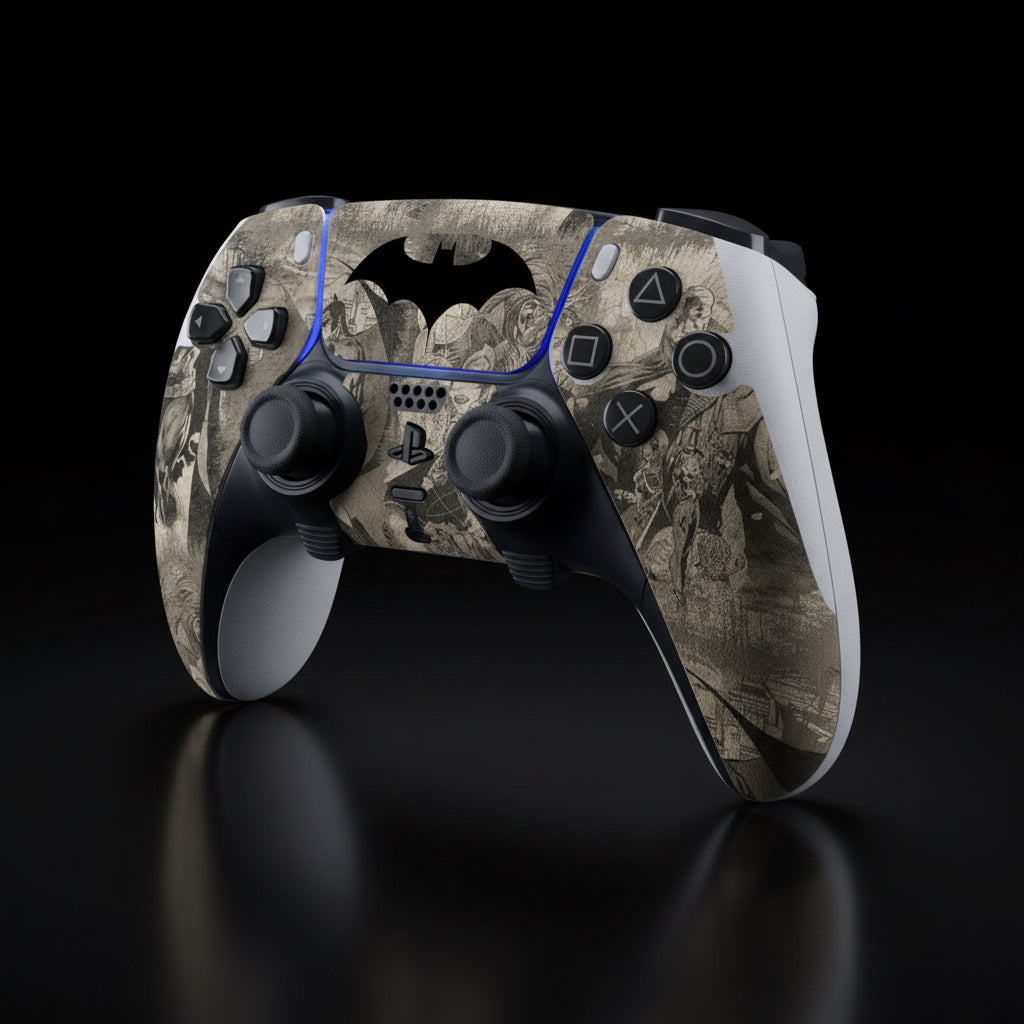 Batman Hush Vinyl Skin for PS5 DualSense Edge — Official Head Case Designs Comic Art Sticker