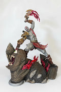 Ultra-realistic 3D God of War sculpture
