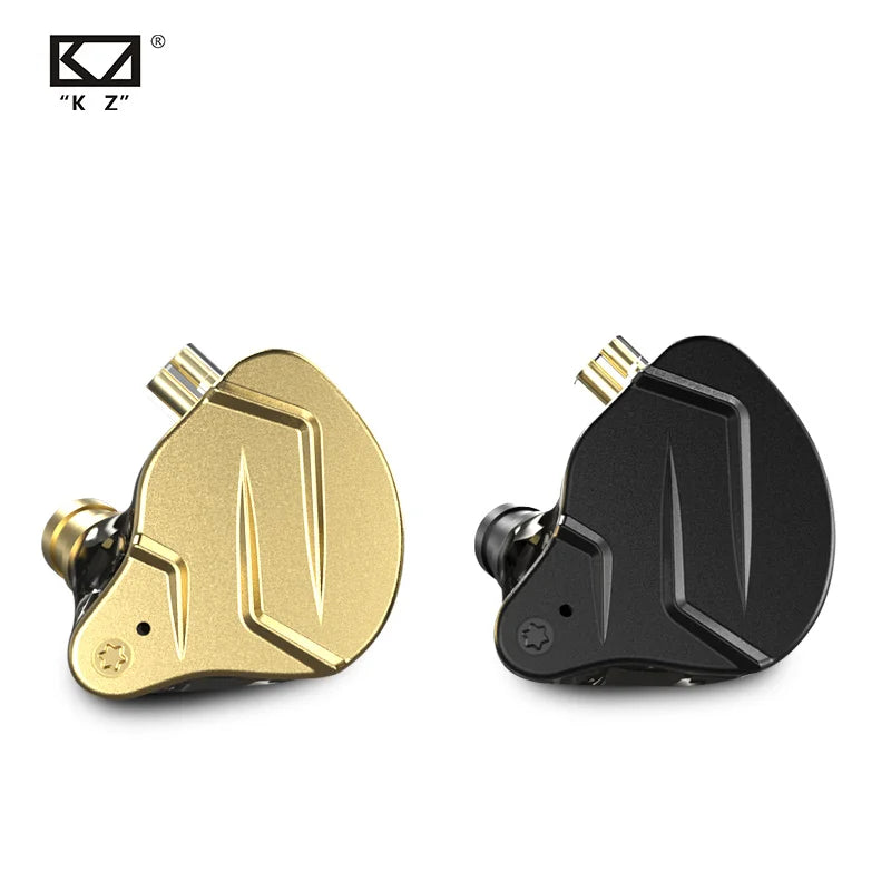 KZ ZSN Pro X In-Ear Monitors — 1BA+1DD Hybrid Drivers, Metal Shell