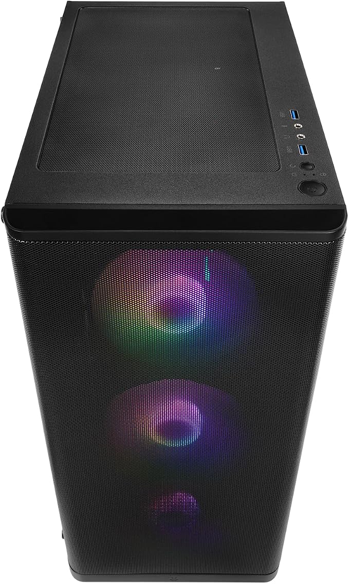 Complete Gaming PC Bundle — Ryzen 5 3400G, Radeon Vega 11, 16GB RAM, 1TB SSD, Windows 11 Pro + 24" Monitor + Ultron Hawk 4-in-1 Gaming Kit