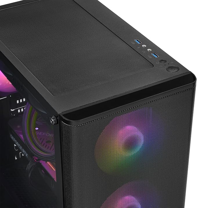 Complete Gaming PC Bundle — Ryzen 5 3400G, Radeon Vega 11, 16GB RAM, 1TB SSD, Windows 11 Pro + 24" Monitor + Ultron Hawk 4-in-1 Gaming Kit