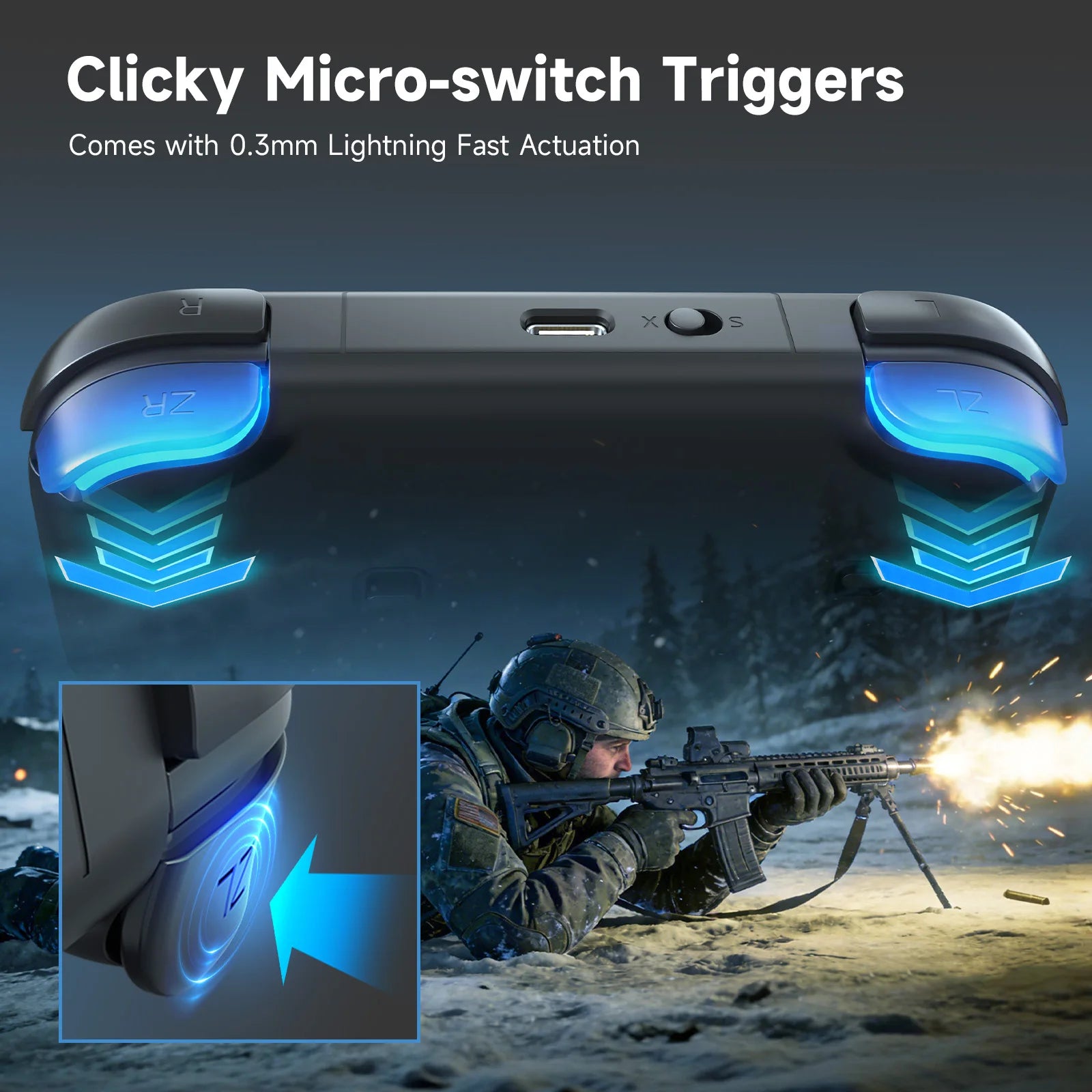 AceGamer Pocket Hall Effect Wireless Controller