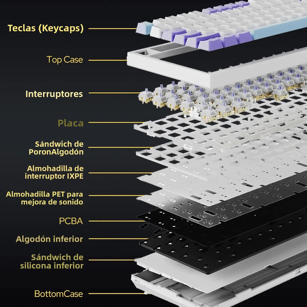 AJAZZ AK820 PRO Wireless Mechanical Keyboard