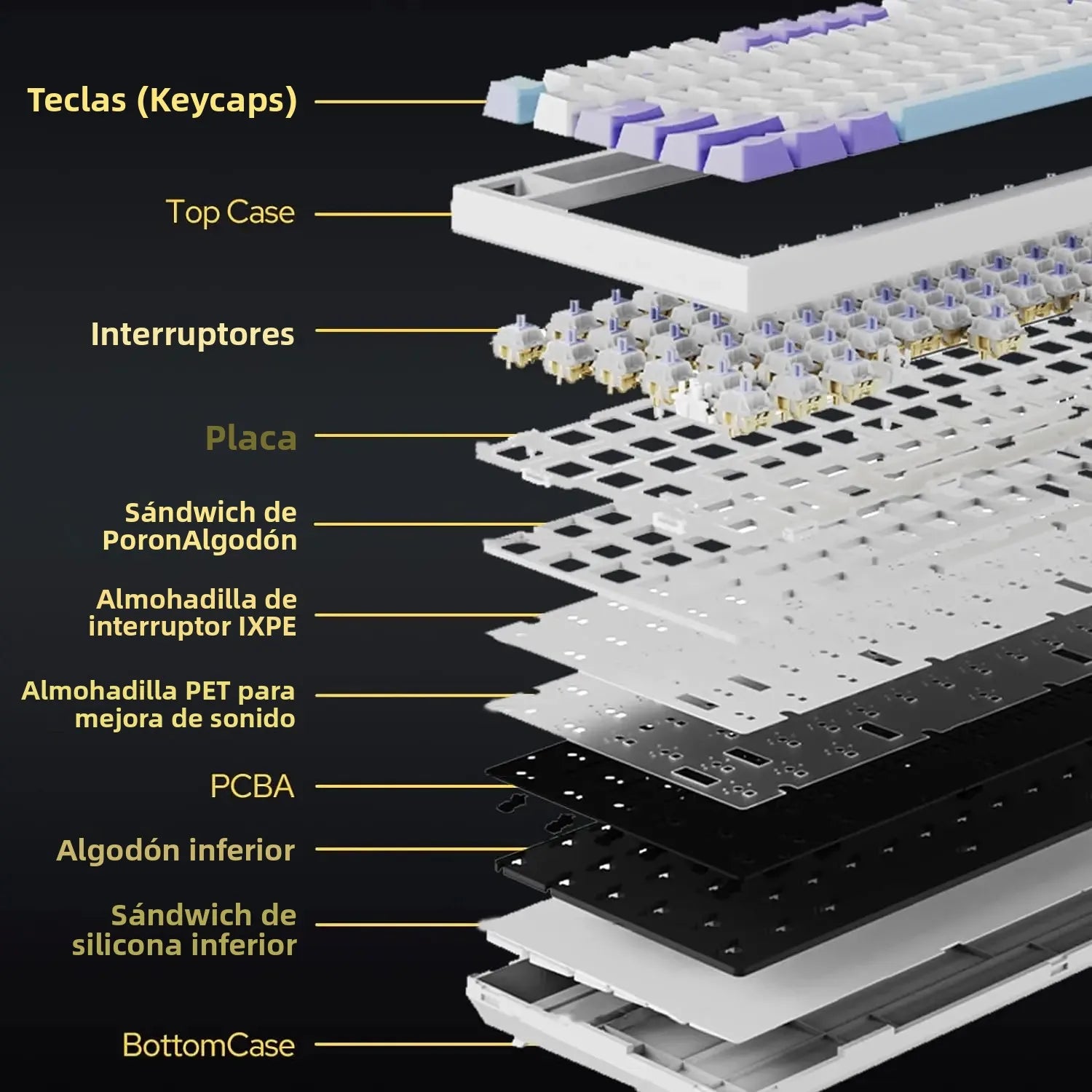 AJAZZ AK820 PRO Wireless Mechanical Keyboard
