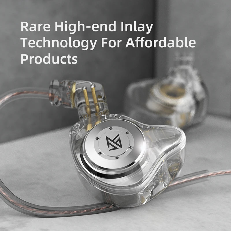 KZ EDX Pro In-Ear Monitors — Dynamic Driver, Wired HiFi Gaming