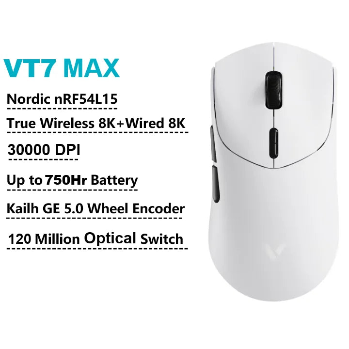 Rapoo VT7 MAX Gaming Mouse 8K 750H Battery