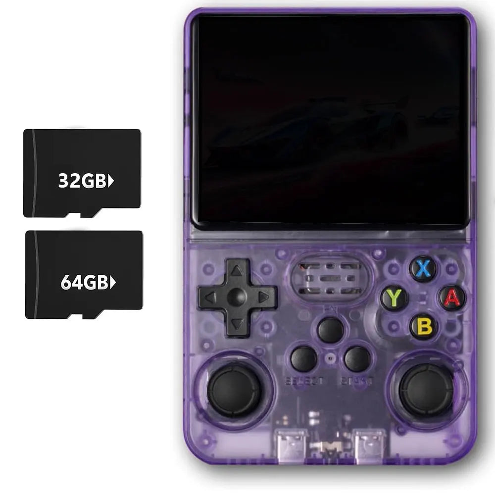 R36s Handheld Gaming Console 3.5-inch IPS Screen Linux System 32+64G TF Card Retro Portable Pocket Device