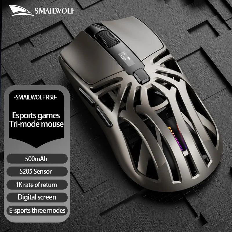 SMAILWOLF RS8 Wireless Gaming Mouse 10000DPI