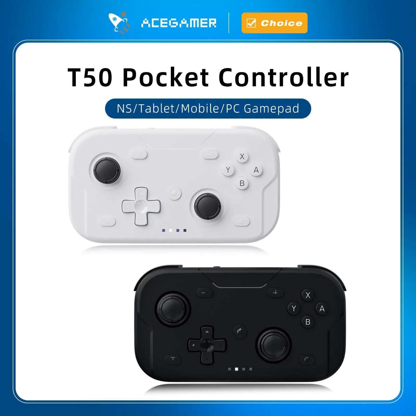 AceGamer Pocket Hall Effect Wireless Controller