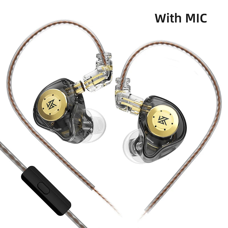 KZ EDX Pro In-Ear Monitors — Dynamic Driver, Wired HiFi Gaming
