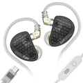 KZ AS16 Pro In Ear Wired Earphones 16BA Balanced Armature HIFI Bass Monitor Headphones Noise Cancelling Earbuds Sport Headset
