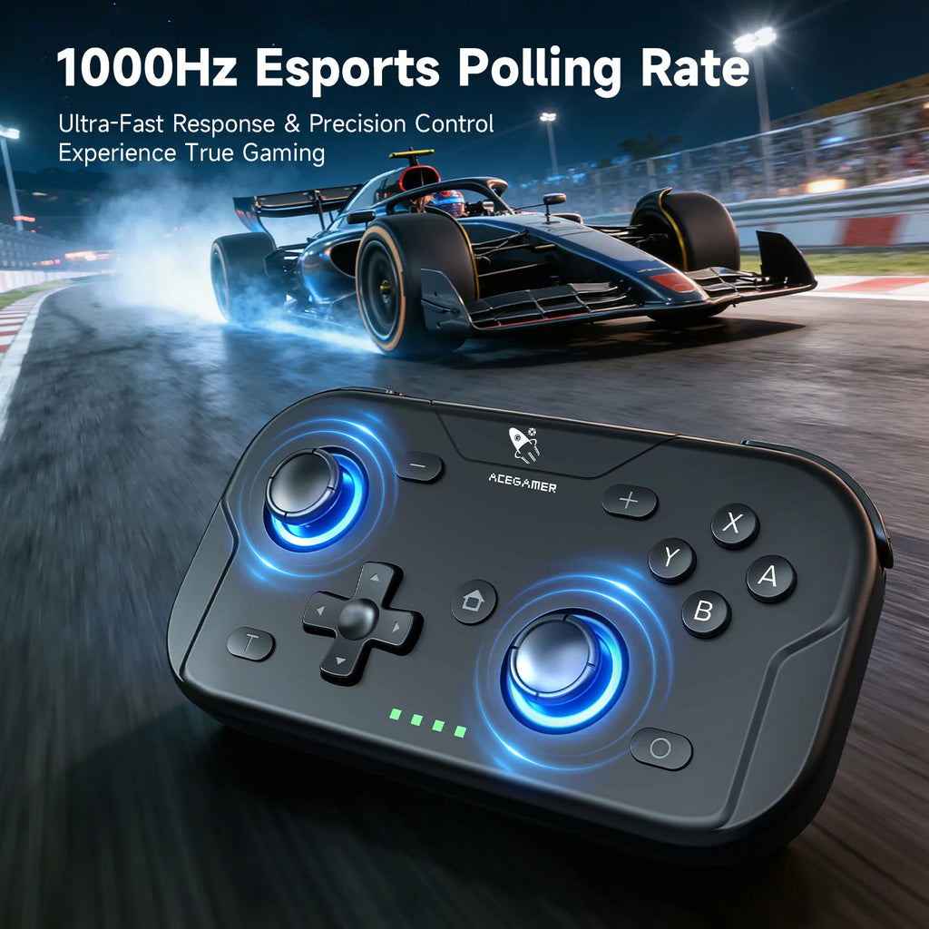 AceGamer Pocket Hall Effect Wireless Controller