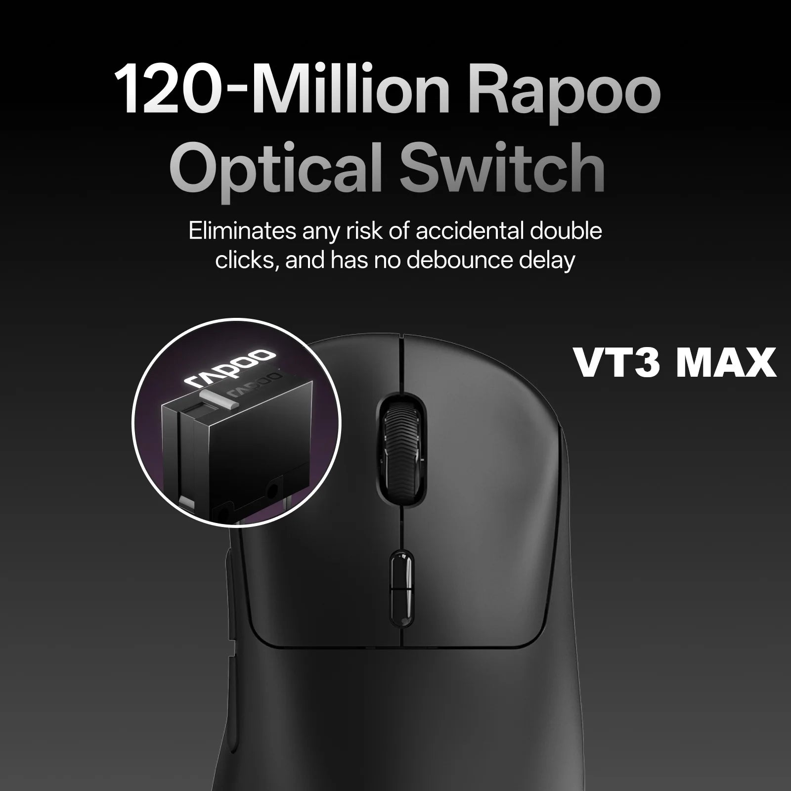 Rapoo VT3 MAX Wireless Gaming Mouse 8K (53g)