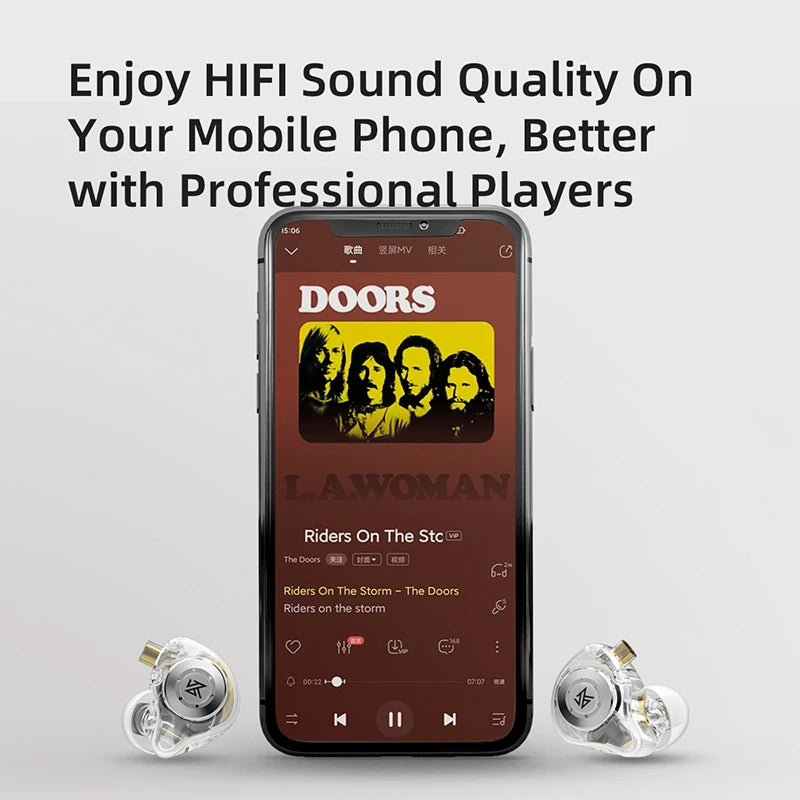 KZ EDX Pro In-Ear Monitors — Dynamic Driver, Wired HiFi Gaming