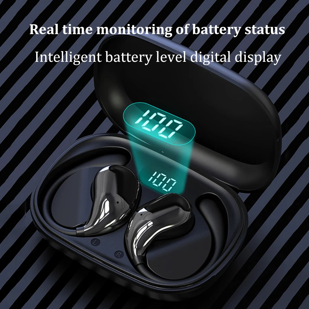 Bluetooth 5.4 TWS Ear Hook Wireless Earbuds