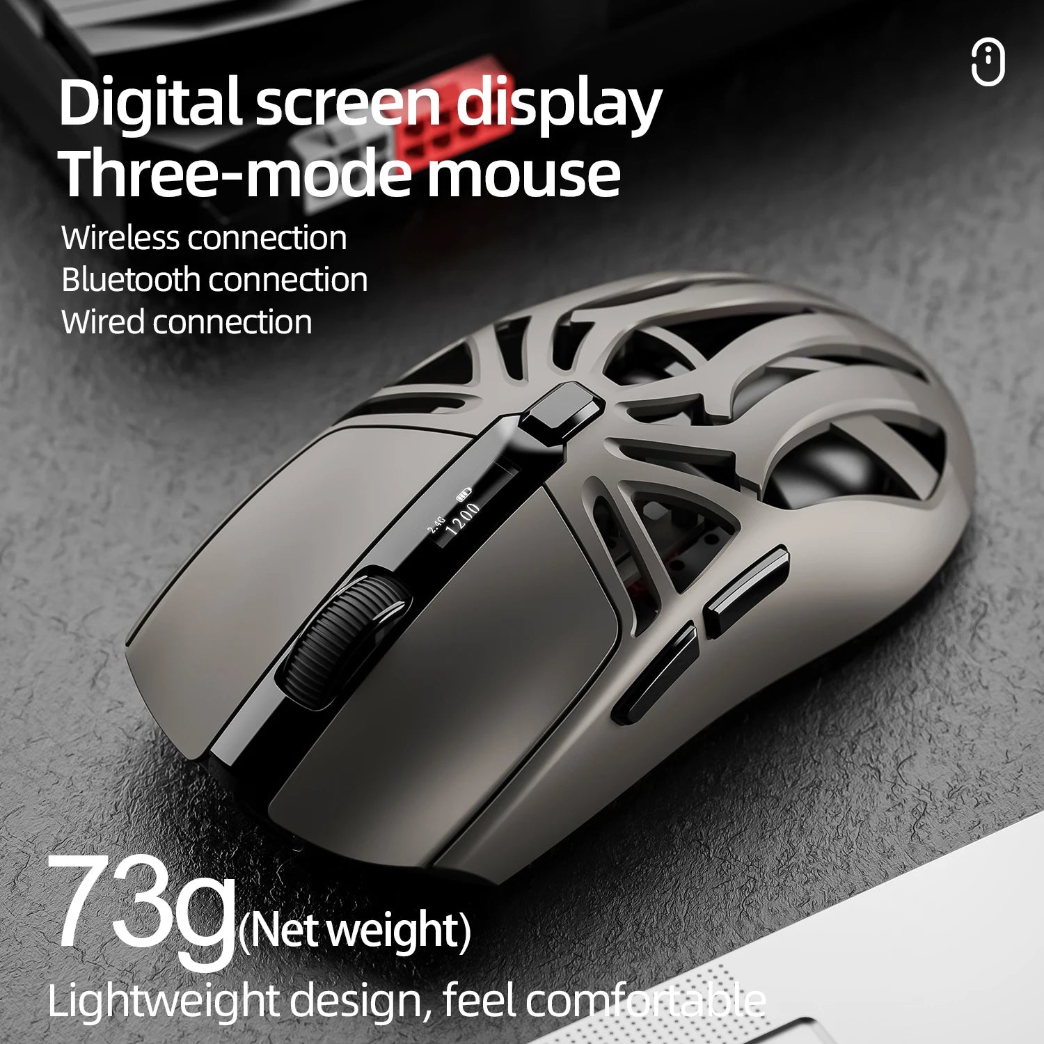 SMAILWOLF RS8 Wireless Gaming Mouse 10000DPI