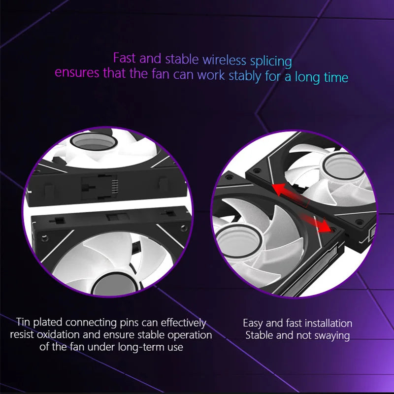 JUMPEAK MX120 ARGB Modular PC Cooling Fan