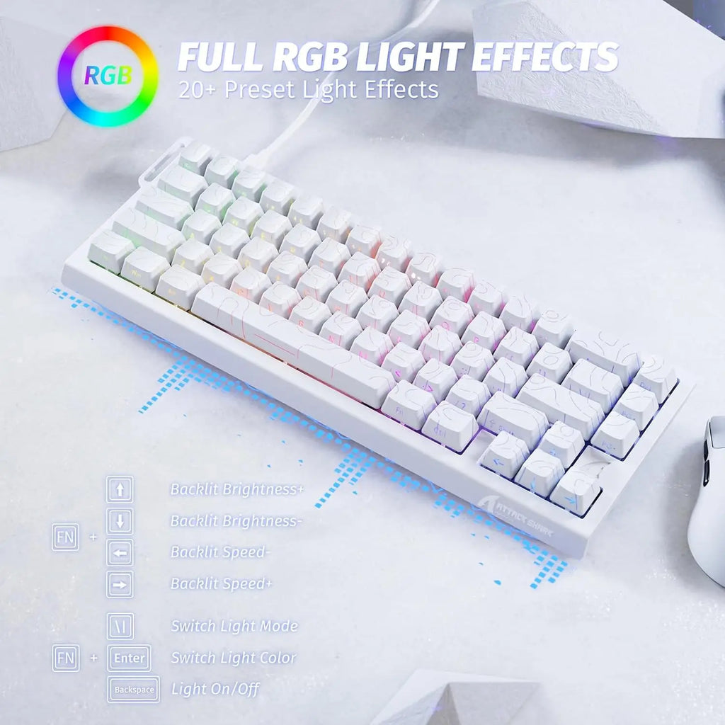 ATTACK SHARK X68 HE Magnetic Gaming Keyboard