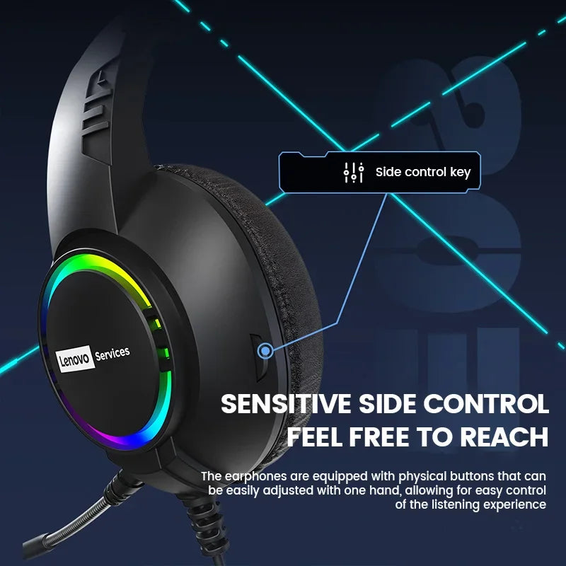 Lenovo E08 RGB Gaming Headset 7.1 Surround