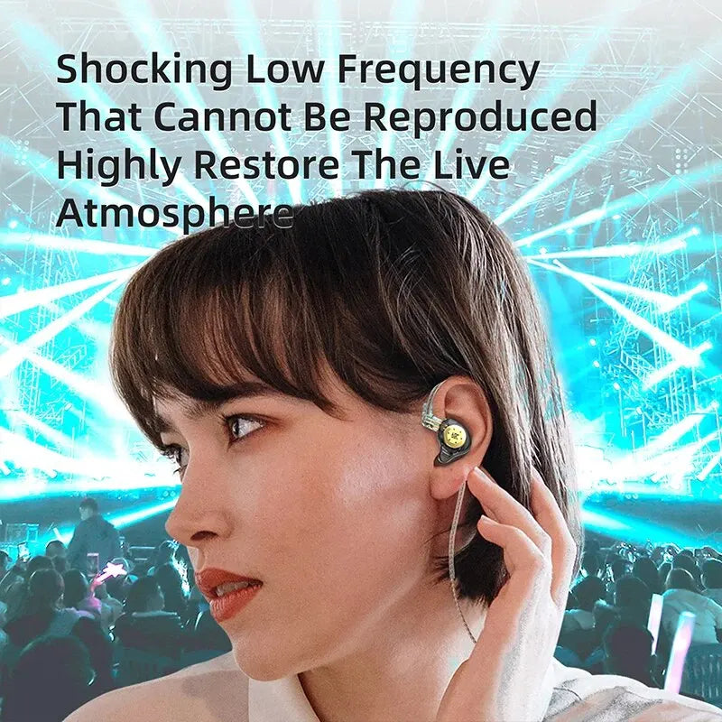 KZ EDX Pro In-Ear Monitors — Dynamic Driver, HiFi Bass
