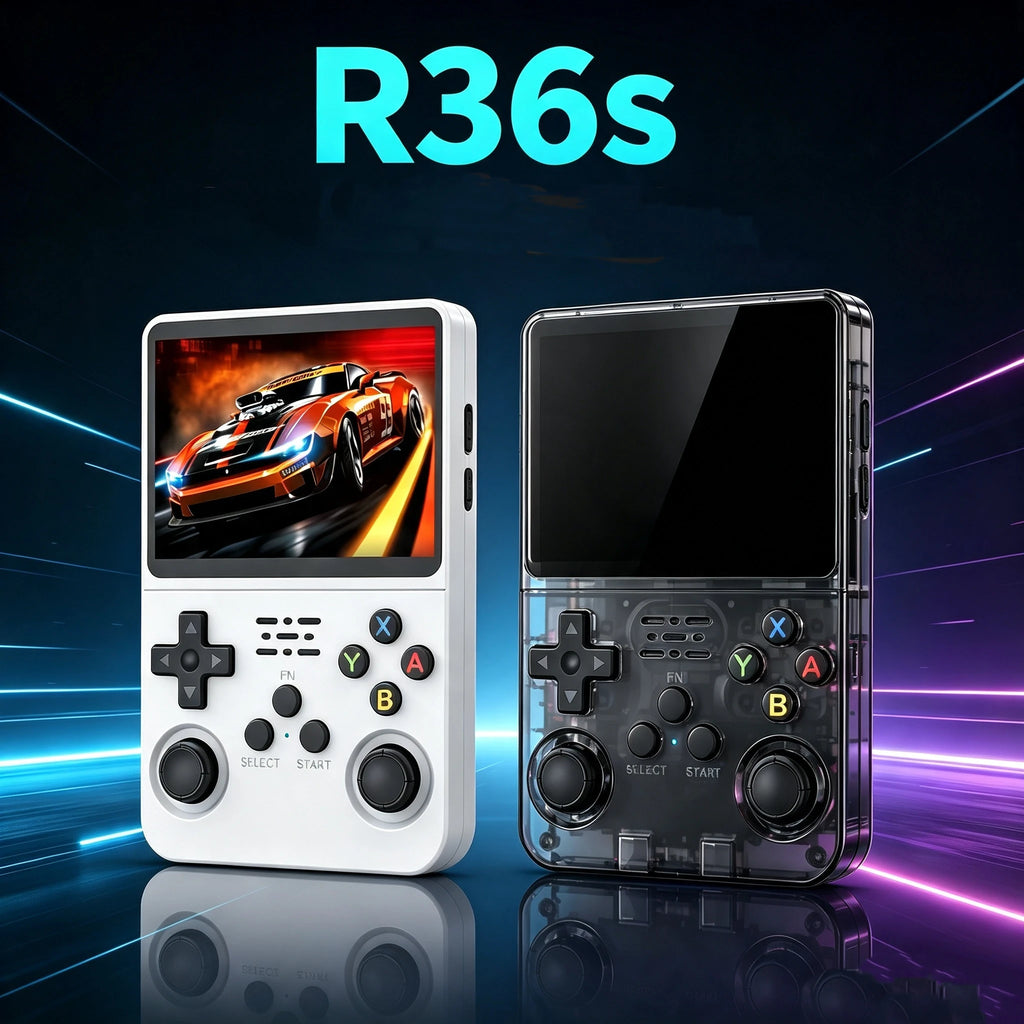 R36s Handheld Gaming Console 3.5-inch IPS Screen Linux System 32+64G TF Card Retro Portable Pocket Device