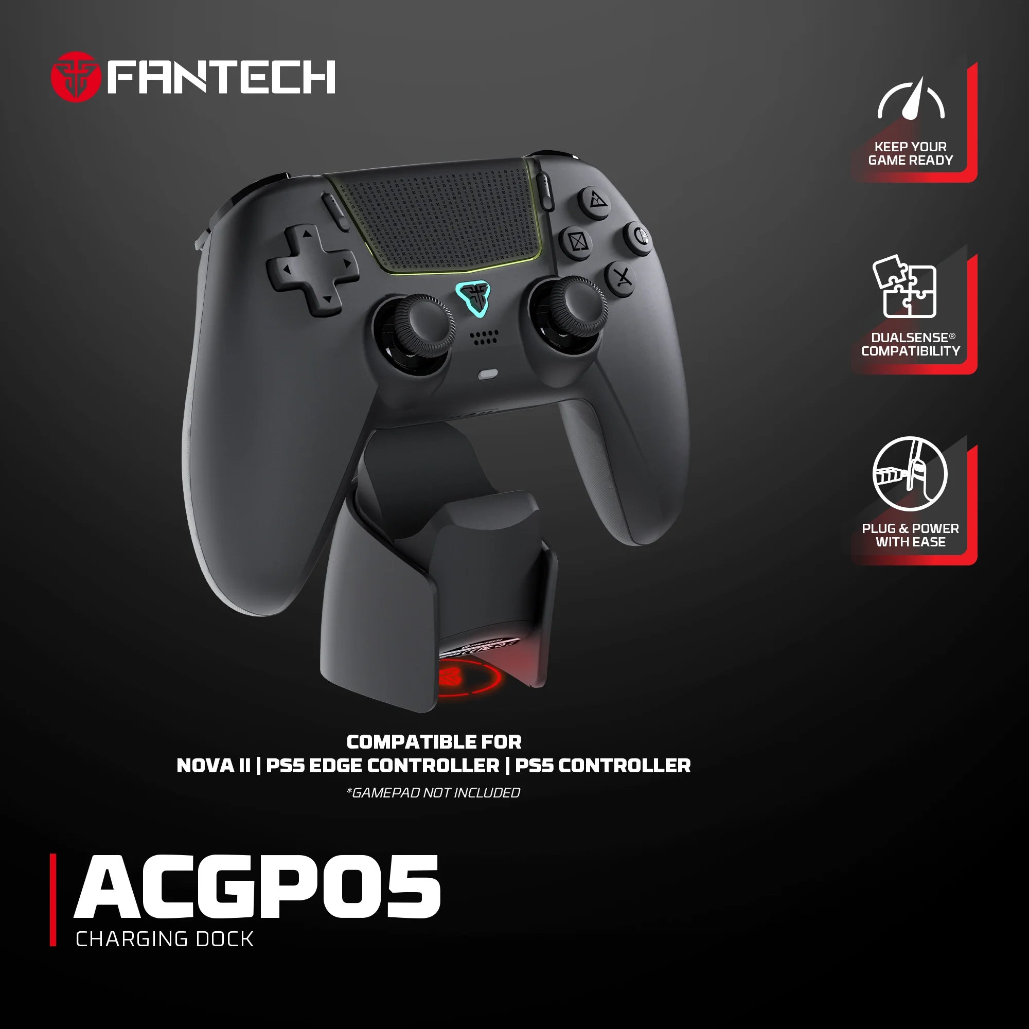 FANTECH NOVA II WGP16 Hall Controller (PS4/NS2/PC)
