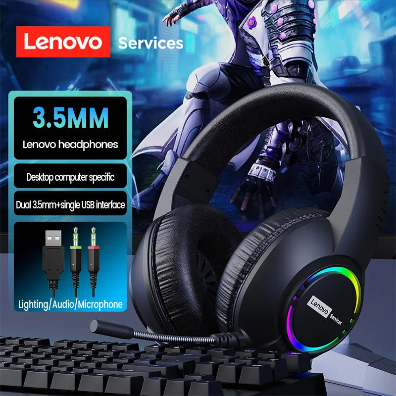Lenovo E08 RGB Gaming Headset 7.1 Surround