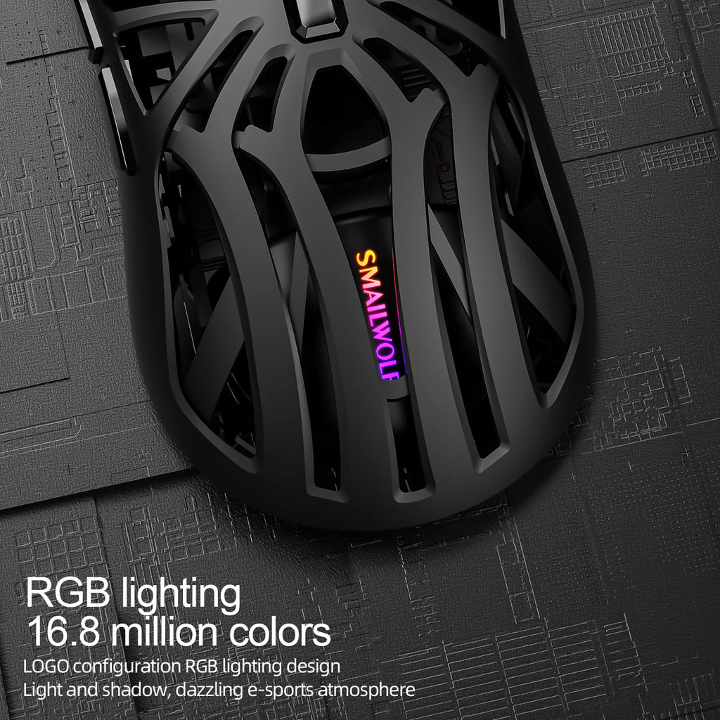 SMAILWOLF RS8 Wireless Gaming Mouse 10000DPI