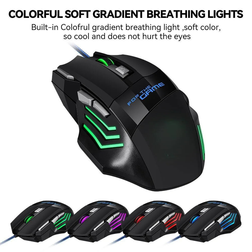 Hyperspeed USB RGB Gaming Mouse 7D