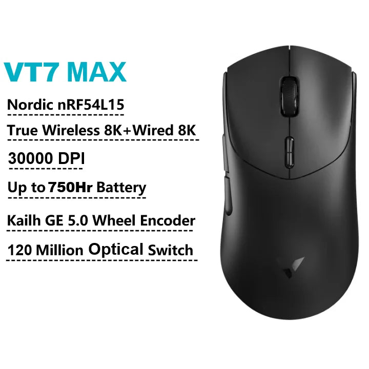Rapoo VT7 MAX Gaming Mouse 8K 750H Battery