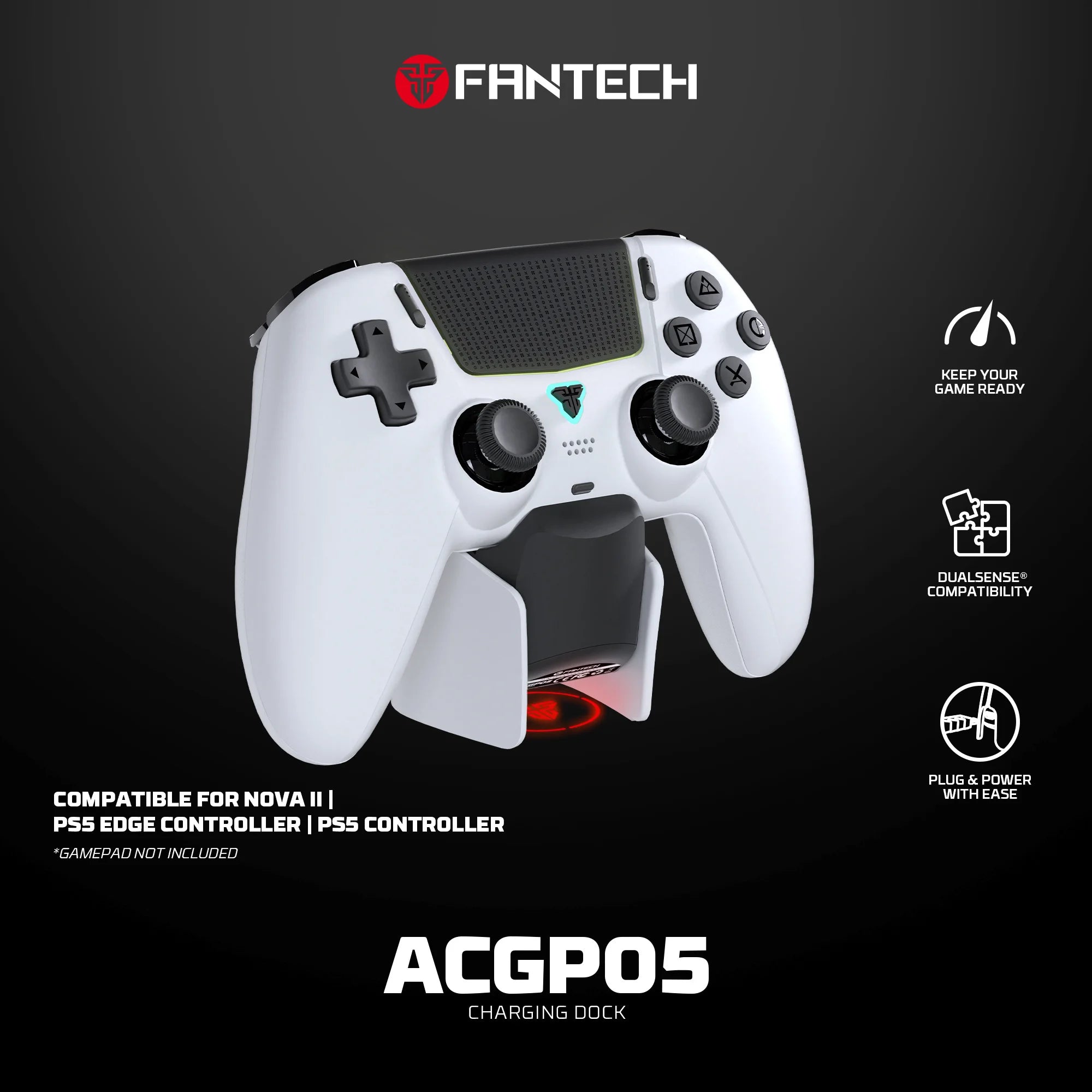 FANTECH NOVA II WGP16 Hall Controller (PS4/NS2/PC)