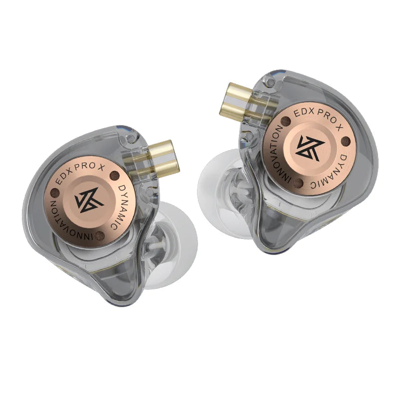 KZ EDX Pro X In-Ear Monitors — Dynamic Driver, Detachable 2-Pin Cable