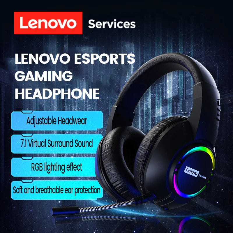 Lenovo E08 RGB Gaming Headset 7.1 Surround