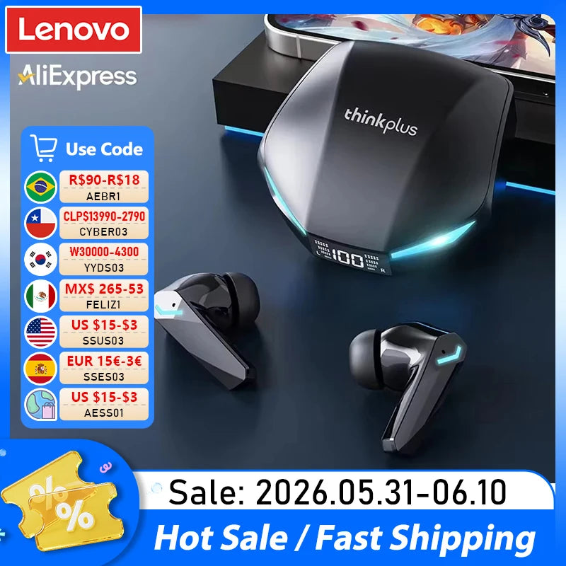 Lenovo XT53 Bluetooth 5.4 Gaming Earbuds
