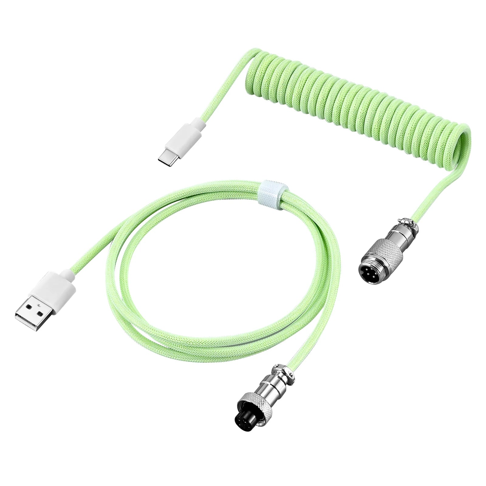 Coiled USB-C Gaming Keyboard Cable
