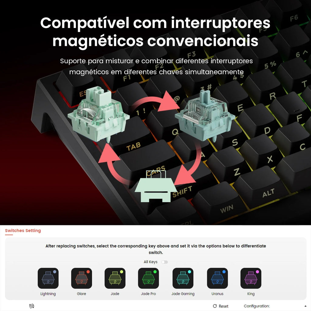 Akko TAC75 HE Magnetic Gaming Keyboard