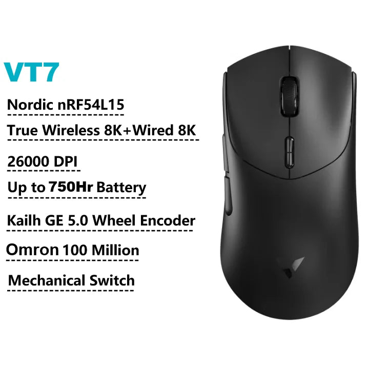 Rapoo VT7 MAX Gaming Mouse 8K 750H Battery