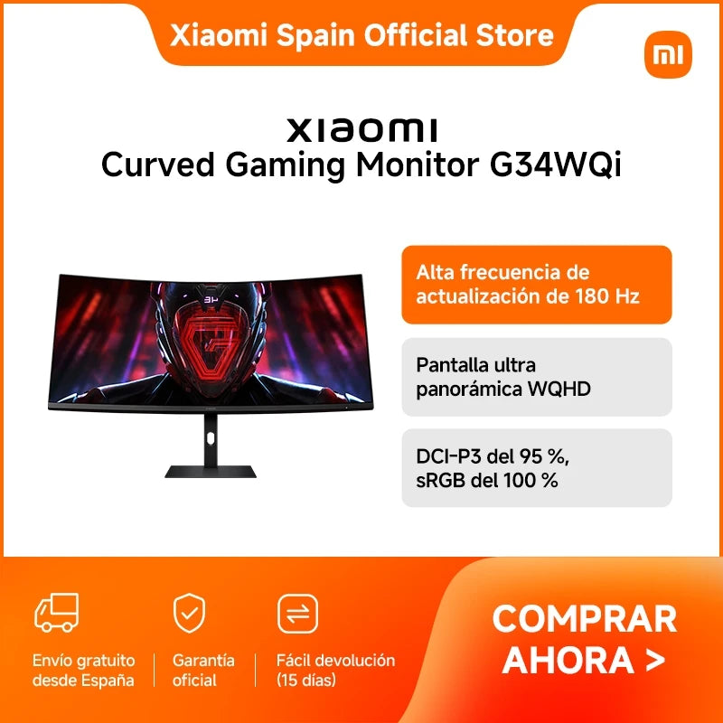 Xiaomi G34WQi Curved Gaming Monitor 180Hz
