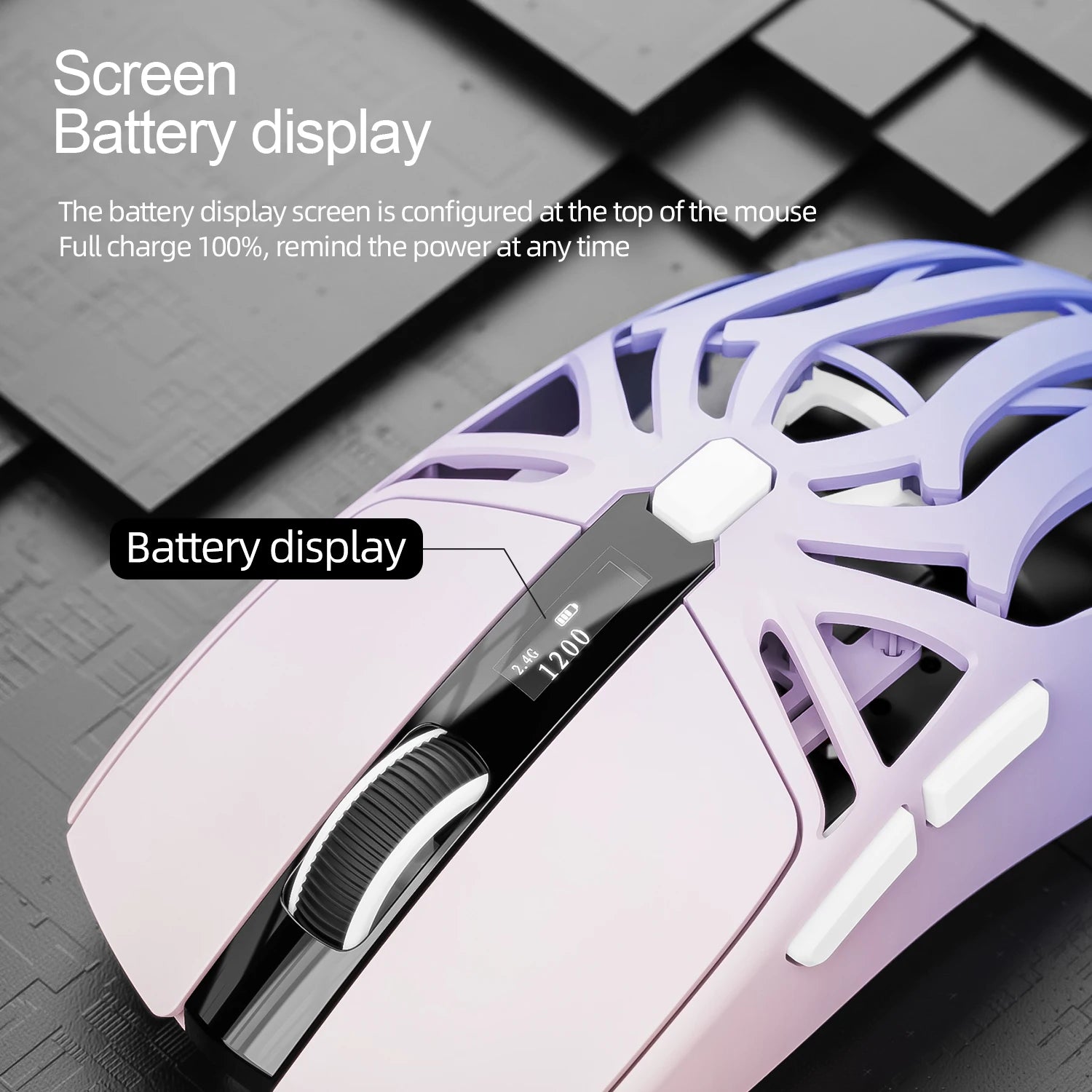 SMAILWOLF RS8 Wireless Gaming Mouse 10000DPI