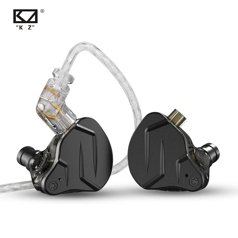 KZ ZSN Pro X In-Ear Monitors — 1BA+1DD Hybrid Drivers, Metal Shell