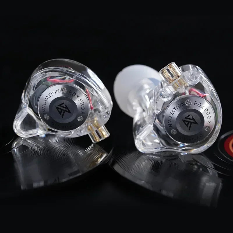KZ EDX Pro X In-Ear Monitors — Dynamic Driver, Detachable 2-Pin Cable