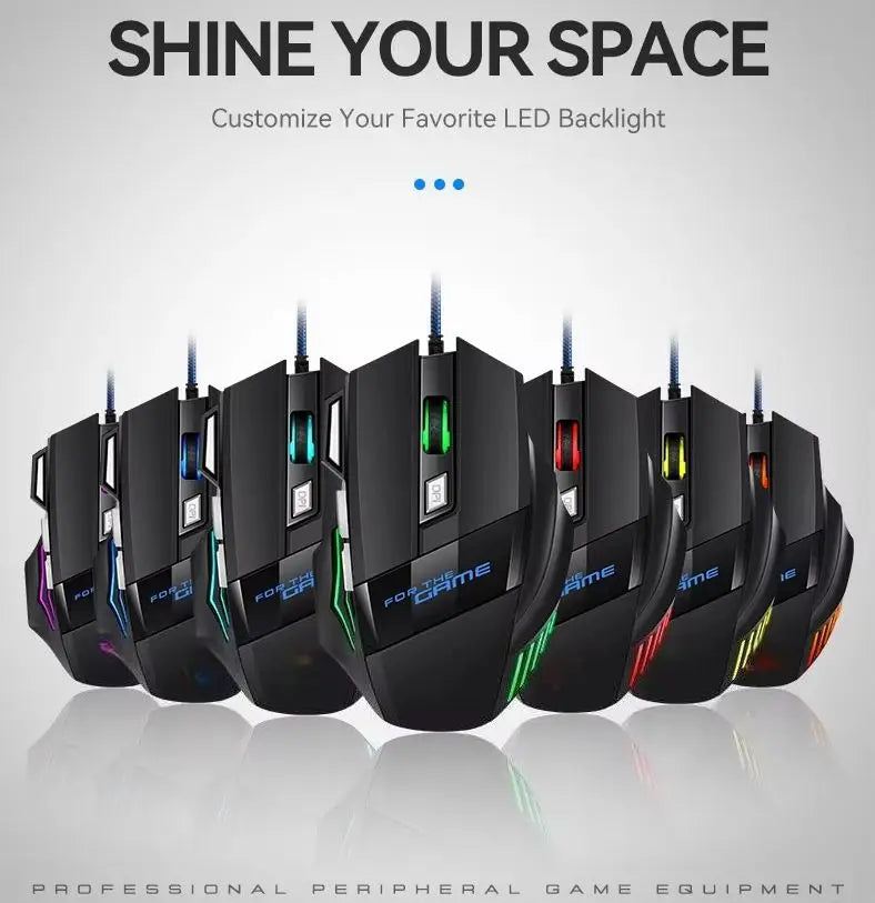 RGB Wired Gaming Mouse 2400DPI