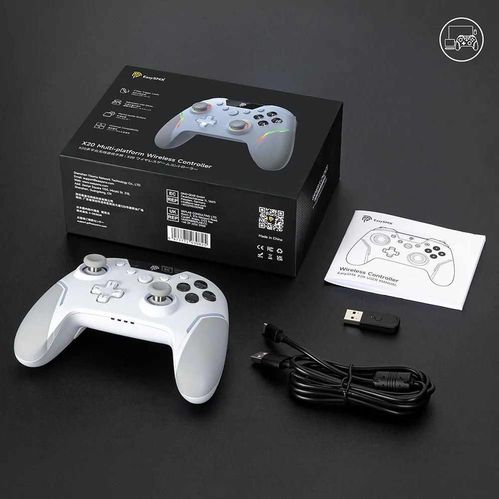 EasySMX X20 Wireless Controller for PC/Switch/Mobile