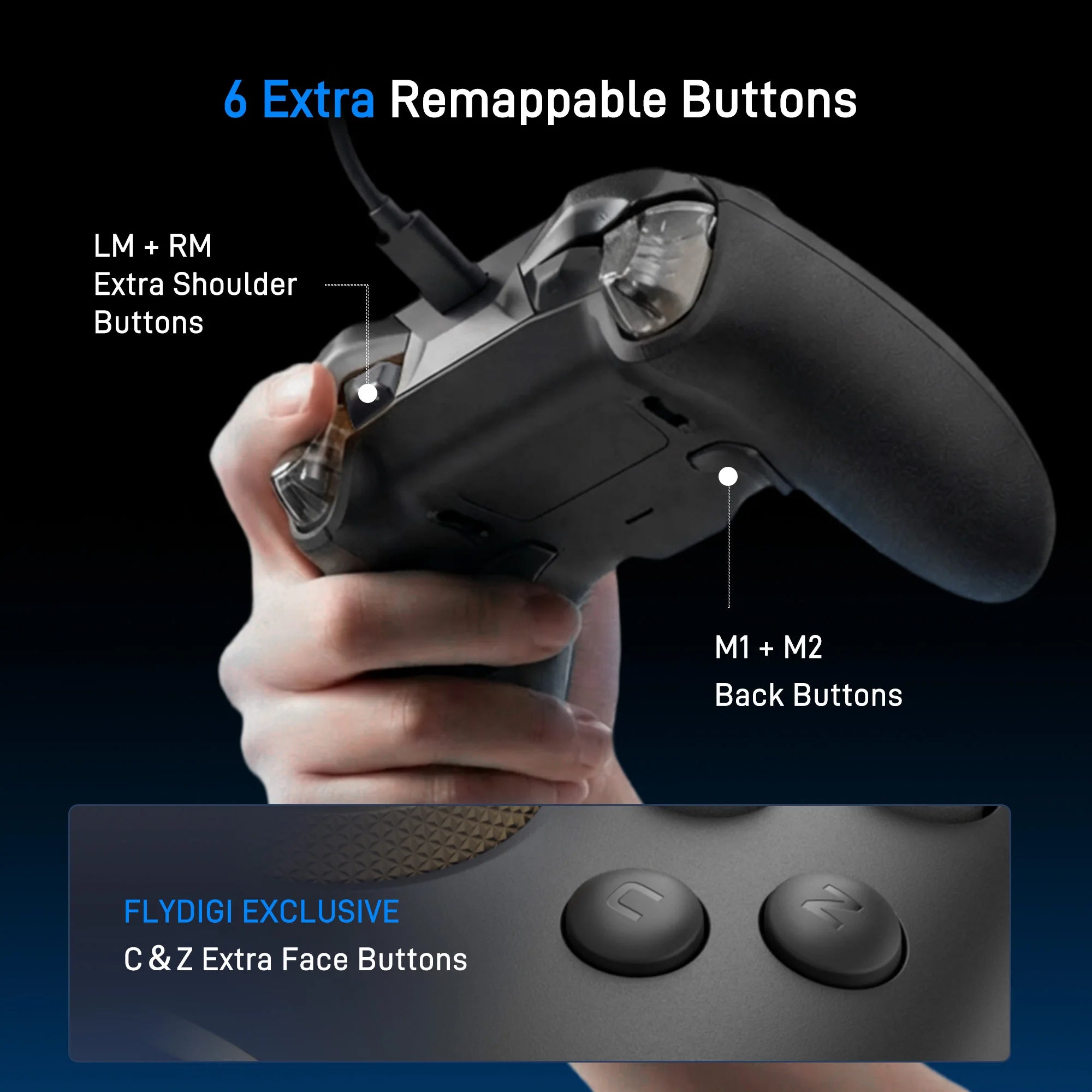 FLYDIGI VADER 5S Hall Effect Gaming Controller